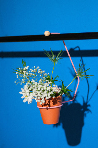 Pastel Pink | Balance Plant Pot - Angled