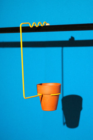 Yellow | Balance Plant Pot - Zig Zag